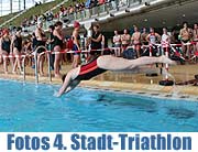 4. Stadt-Triathlon München im Münchner Olympiapark am 30.04.. Bei uns finden Sie viele Fotos vom Sonntag (Foto: Martin Schmitz)